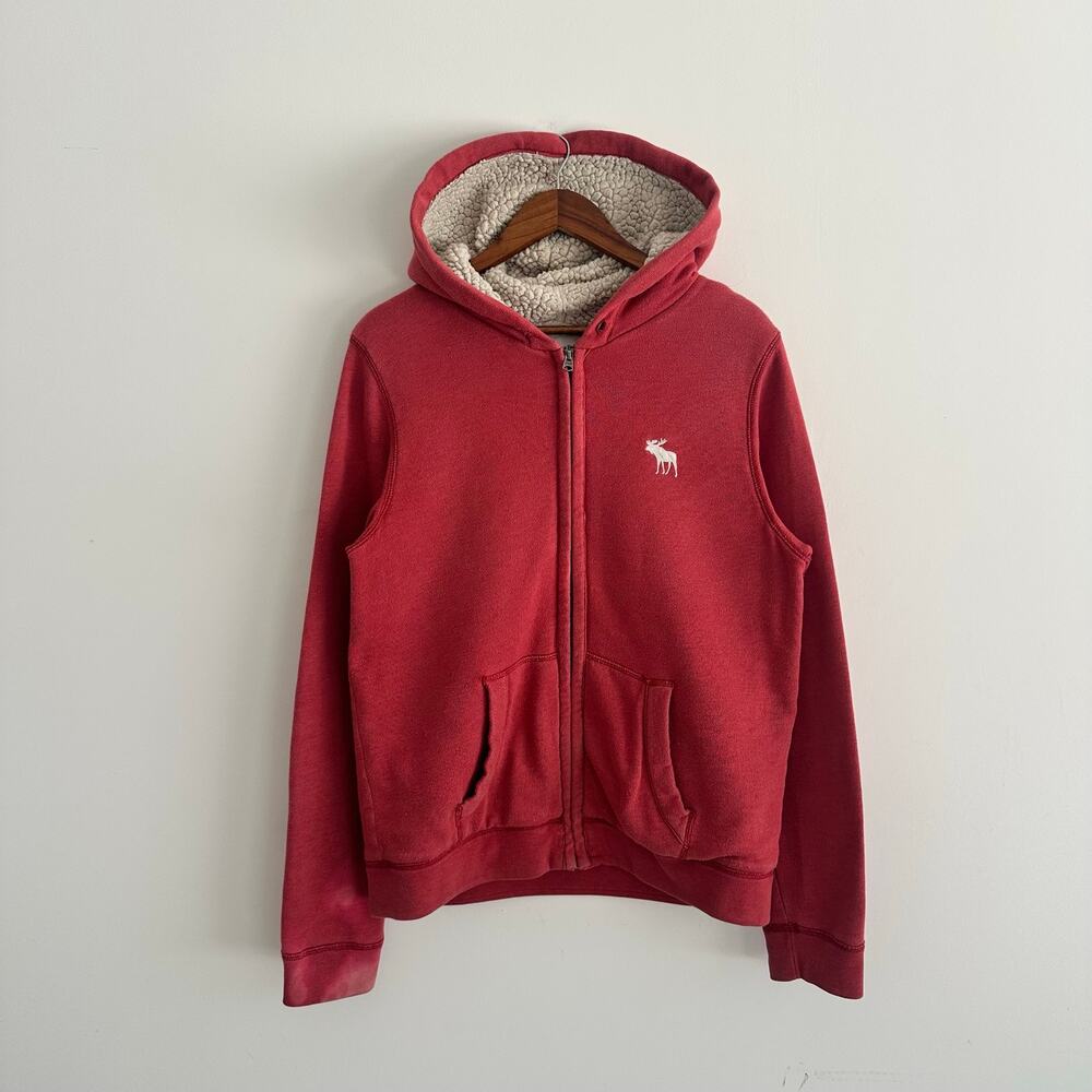Y2k 2000s Abercrombie & Fitch Pink Zip up Hoodie